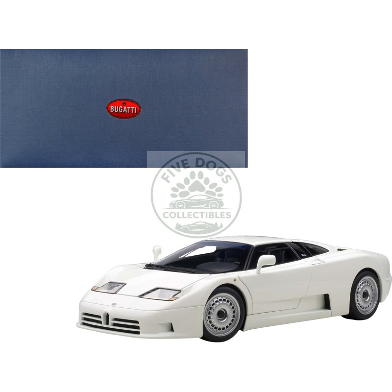 bugatti eb110 gt white 1/18 diecast model car by autoart