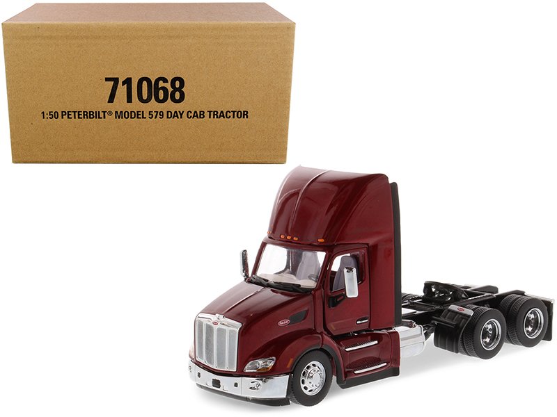 peterbilt 579 day cab truck tractor legendary red "transport series" 1/50 diecast model by diecast masters peterbilt 579 day cab truck tractor legendary red "transport series" 1/50 diecast model by diecast masters