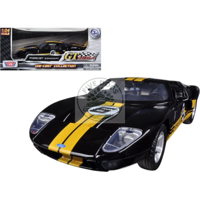 ford gt #6 gt racing 1/24 diecast car model by motormax