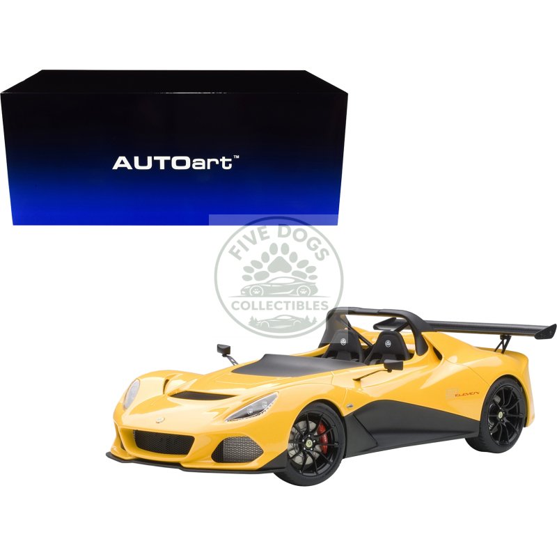 lotus 3 eleven yellow 1/18 model car by autoart