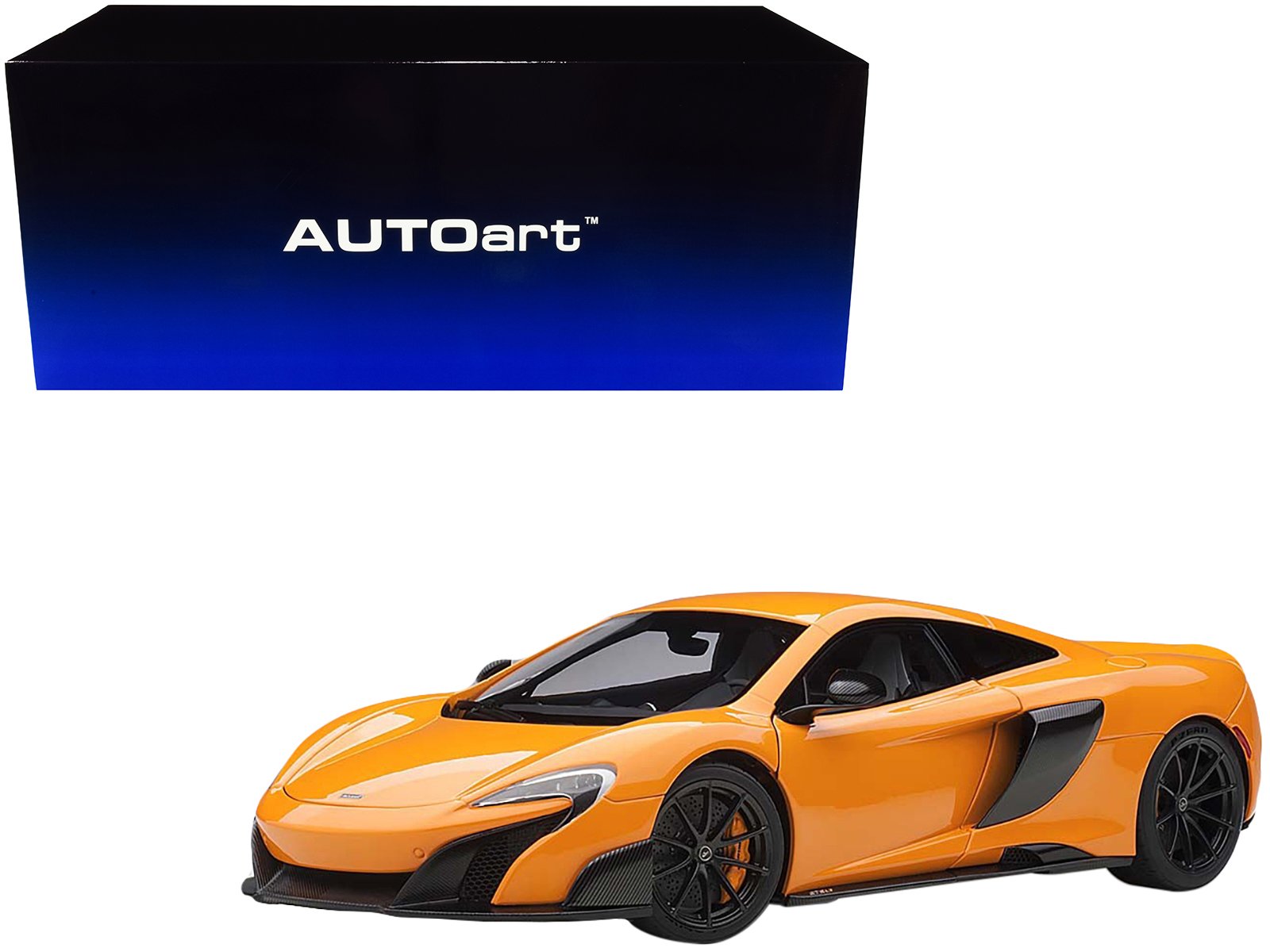 mclaren 675lt mclaren orange 1/18 model car by autoart mclaren 675lt mclaren orange 1/18 model car by autoart