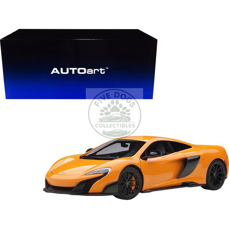 mclaren 675lt mclaren orange 1/18 model car by autoart