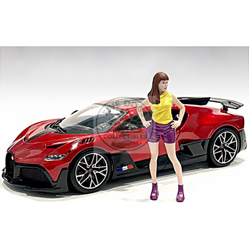 "girls night out" cara figurine for 1/18 scale models by american diorama