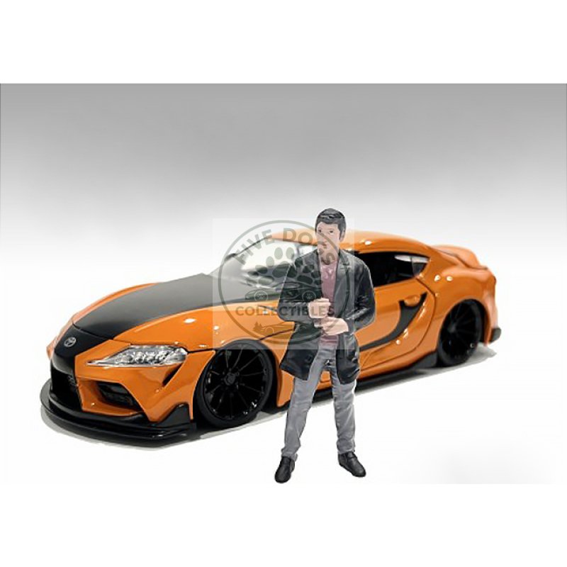 "car meet 3" figure 3 for 1/18 scale models by american diorama