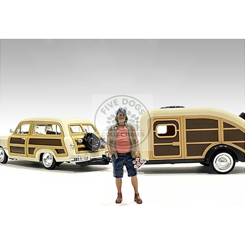 "campers" figure 2 for 1/18 scale models by american diorama