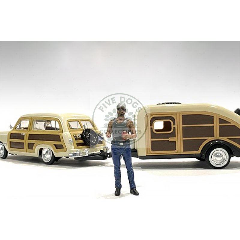 "campers" figure 5 for 1/18 scale models by american diorama