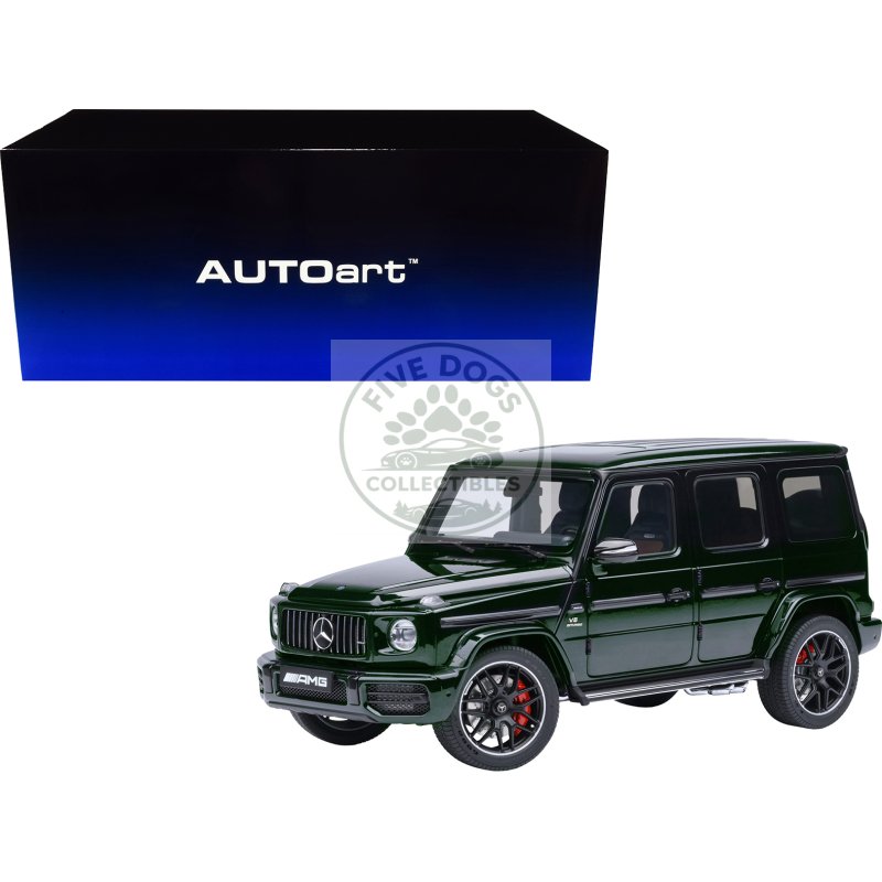 2019 mercedes benz amg g63 emerald green metallic 1/18 model car by autoart