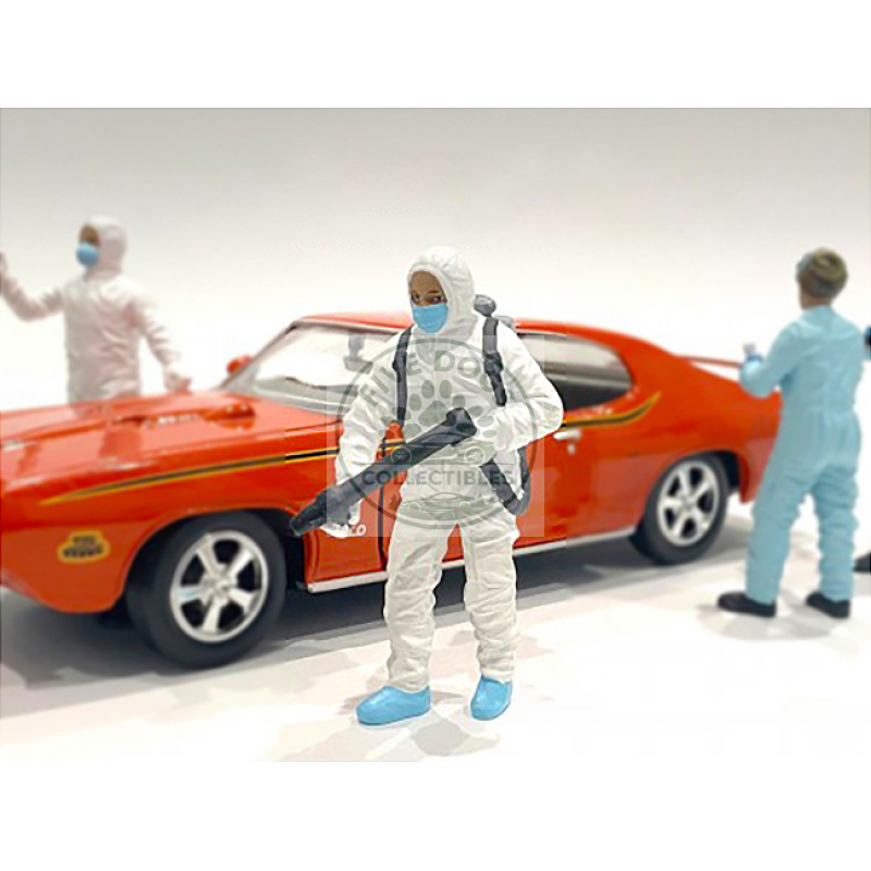 hazmat crew figurine i for 1/24 scale models by american diorama