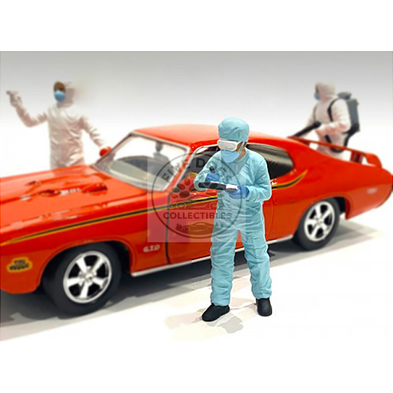 hazmat crew figurine iv for 1/24 scale models by american diorama