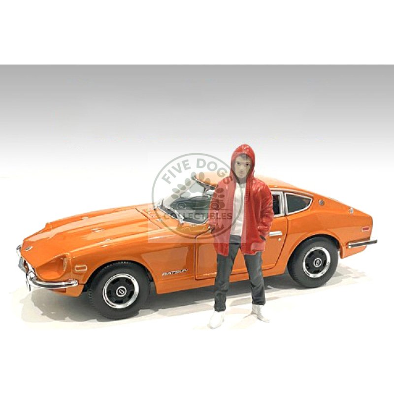 "car meet 2" figurine iv for 1/24 scale models by american diorama