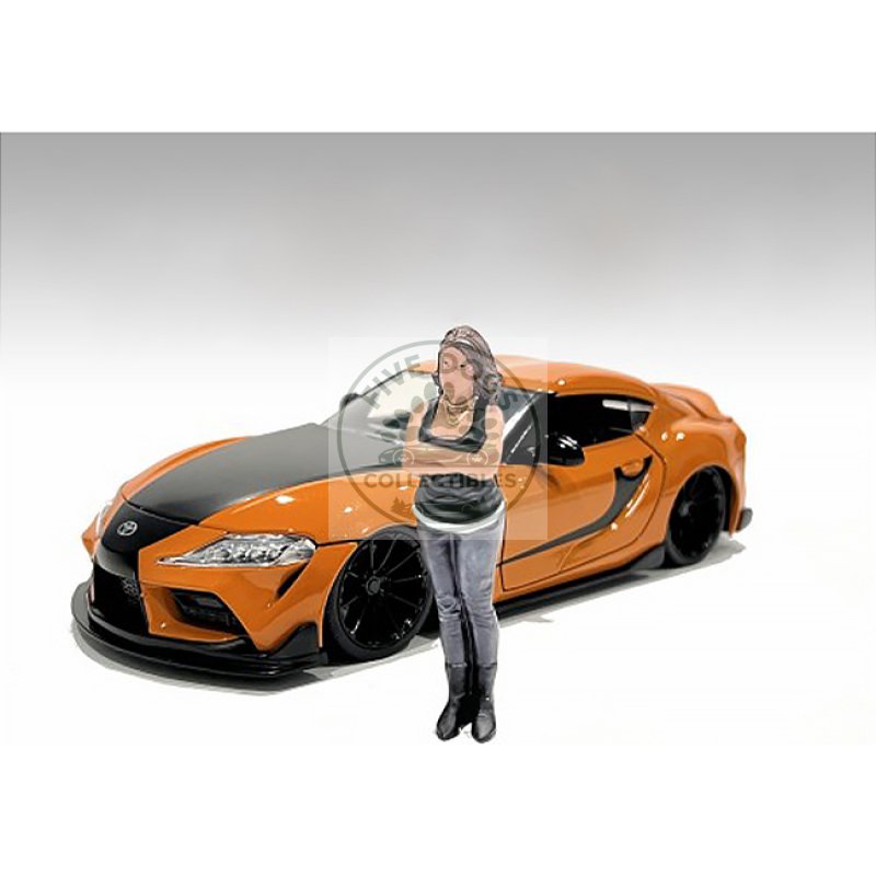 "car meet 3" figurine 2 for 1/24 scale models by american diorama