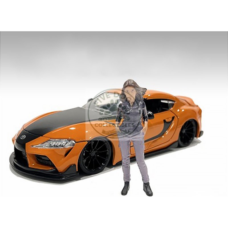 "car meet 3" figurine 5 for 1/24 scale models by american diorama