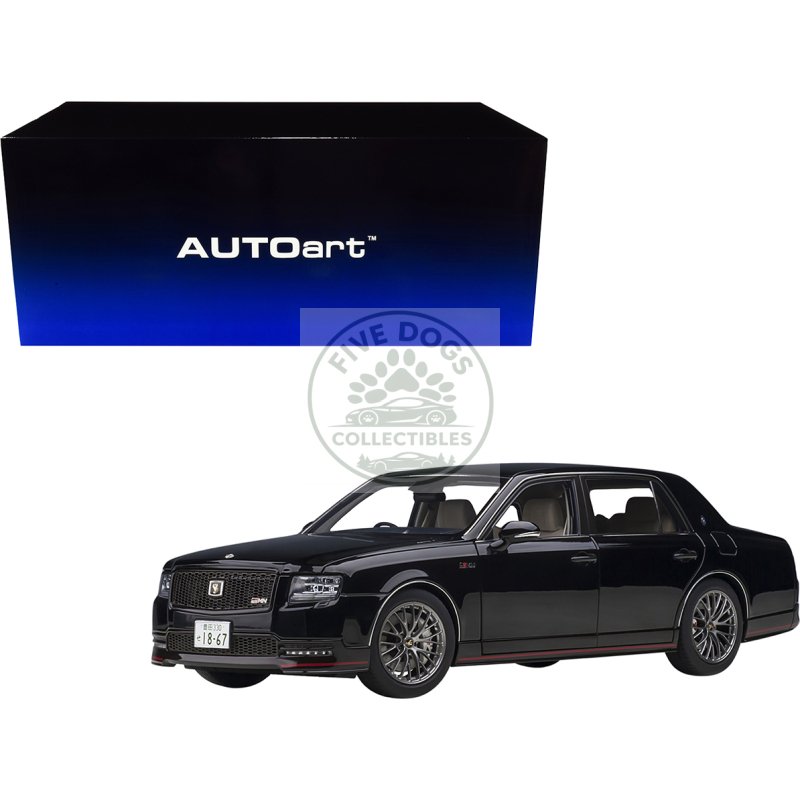 toyota century grmn rhd (right hand drive) black 1/18 model car by autoart