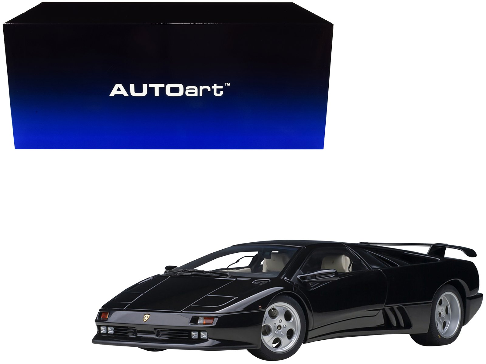 lamborghini diablo se30 deep black metallic 1/18 model car by autoart lamborghini diablo se30 deep black metallic 1/18 model car by autoart
