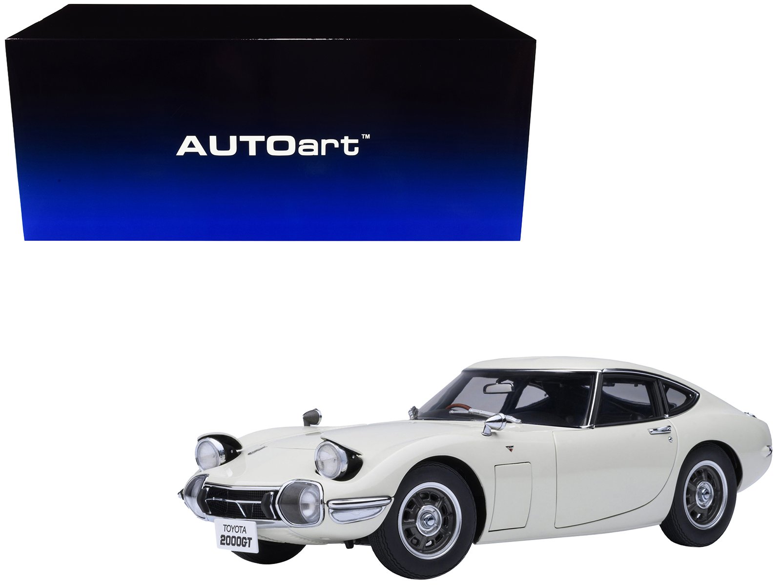 1967 toyota 2000gt rhd (right hand drive) white 1/18 model car by autoart 1967 toyota 2000gt rhd (right hand drive) white 1/18 model car by autoart