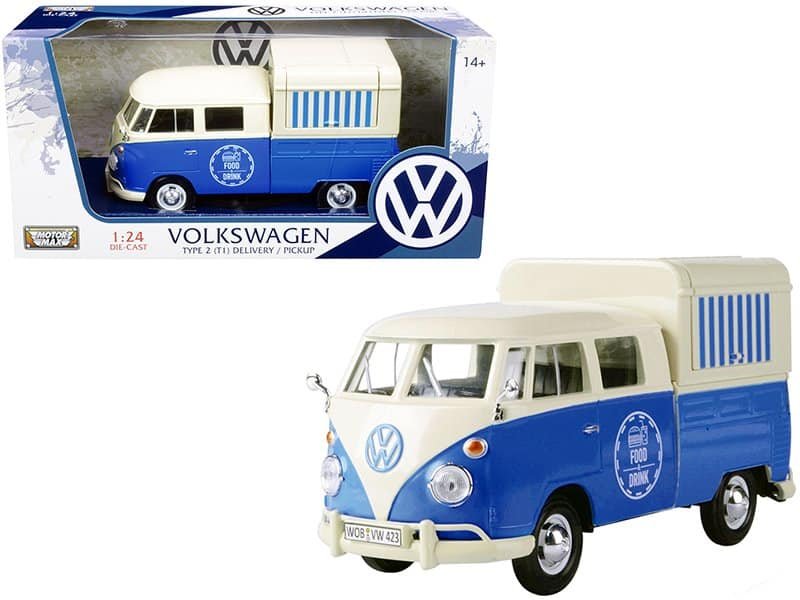 Volkswagen Delivery Van Collectible Toy Detailed 1:24 scale Volkswagen delivery van toy, perfect for collectors and kids.