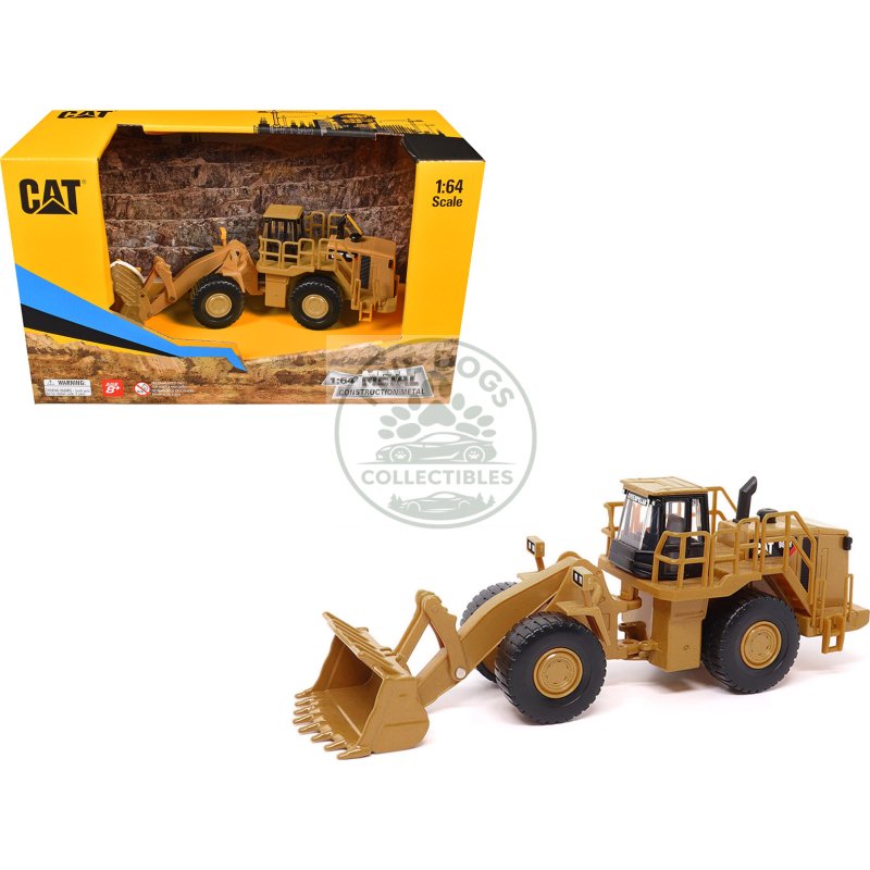 cat caterpillar 988h wheel loader yellow 1/64 diecast model by diecast masters