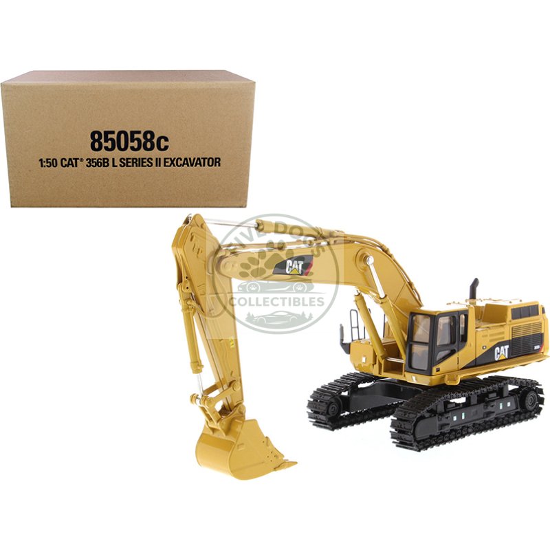 cat caterpillar 365b l series ii hydraulic excavator with two figurines "core classics series" 1/50 diecast model by diecast masters