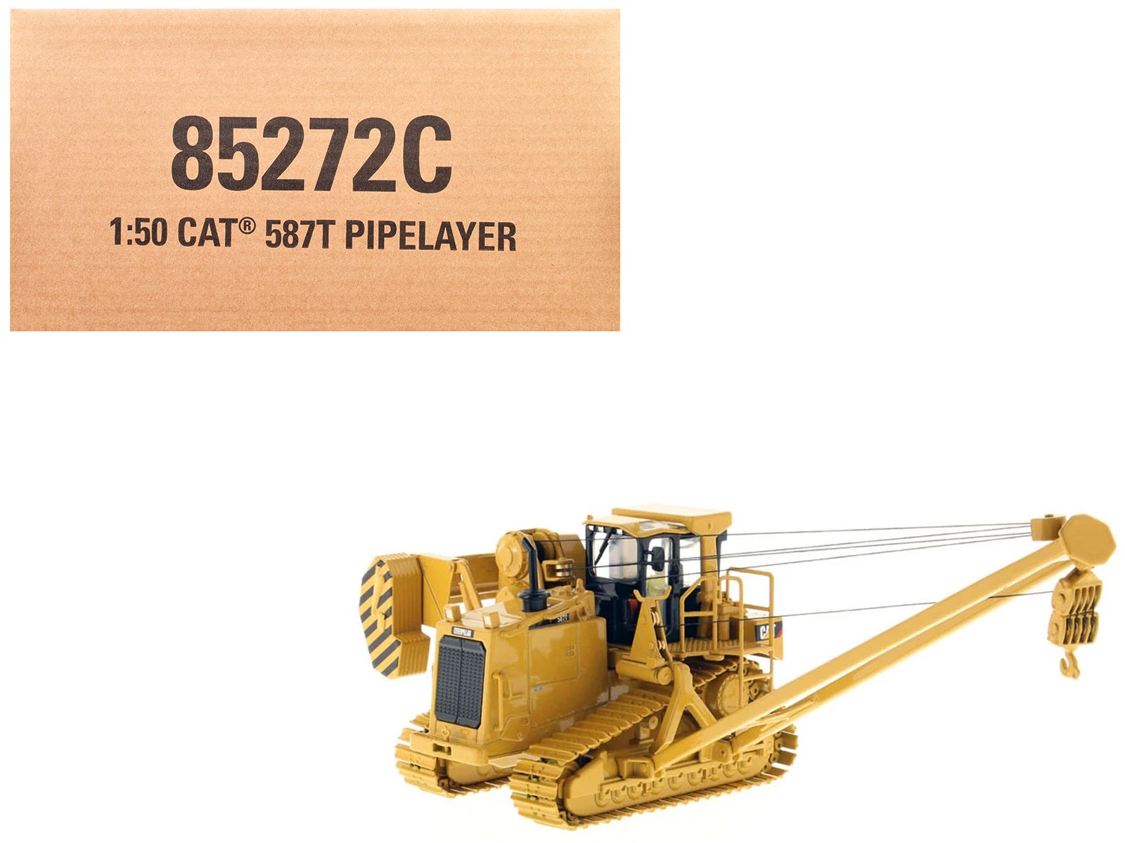 cat caterpillar 587t pipelayer with operator "core classics" series 1/50 diecast model by diecast masters cat caterpillar 587t pipelayer with operator "core classics" series 1/50 diecast model by diecast masters