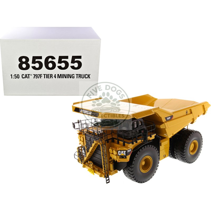 cat caterpillar 797f 4 tier mining truck "high line series" 1/50 diecast model by diecast masters