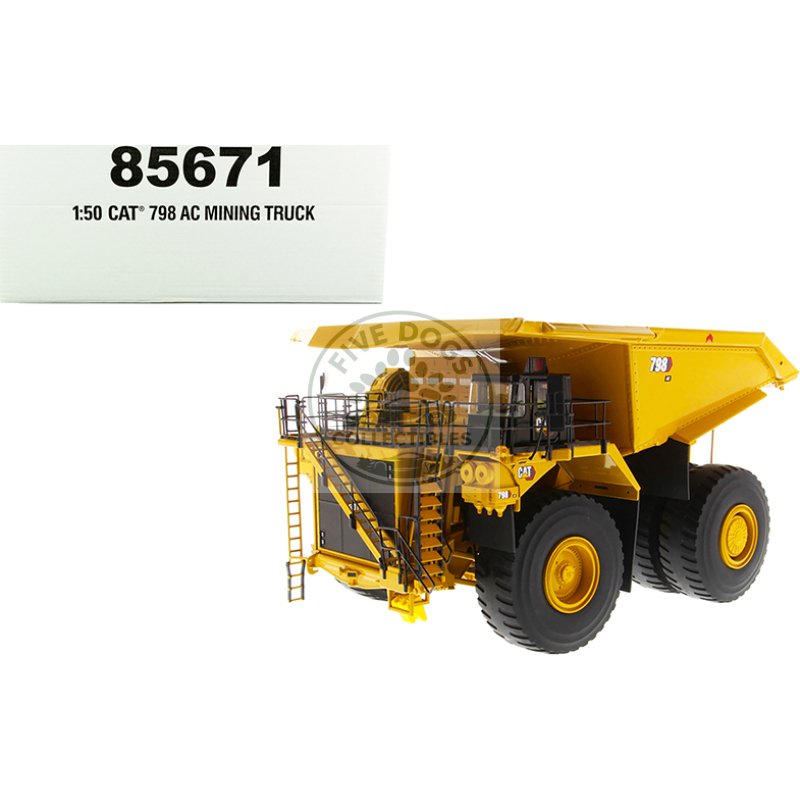 cat caterpillar 798 ac mining truck "high line series" 1/50 diecast model by diecast masters