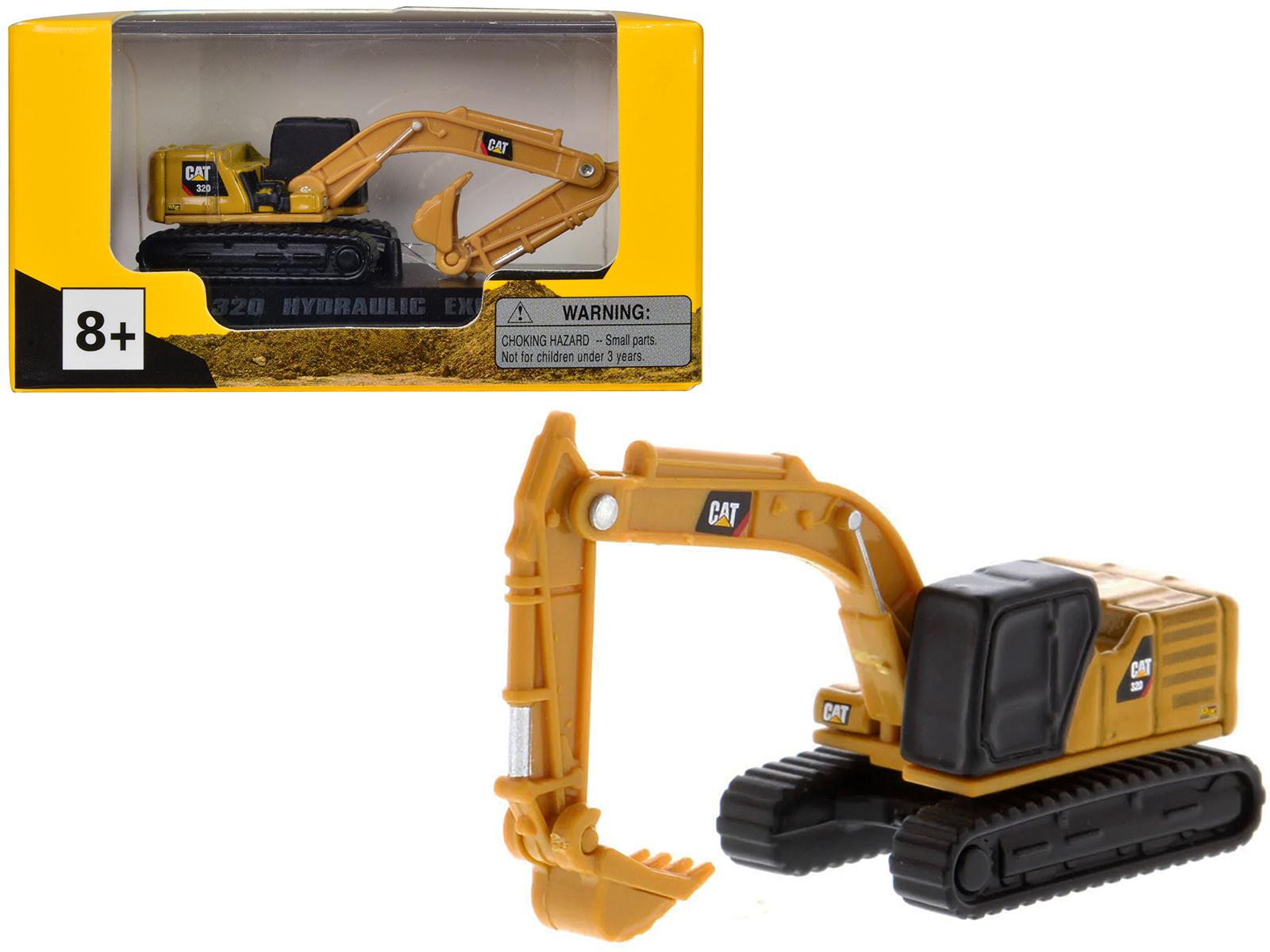 cat caterpillar 320 hydraulic excavator yellow "micro constructor" series diecast model by diecast masters cat caterpillar 320 hydraulic excavator yellow "micro constructor" series diecast model by diecast masters