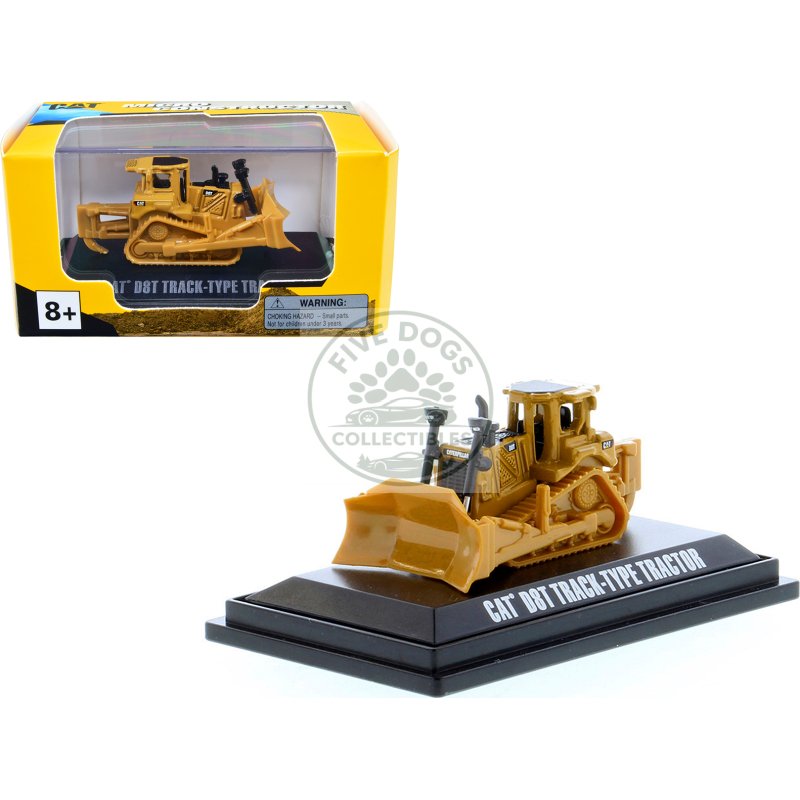 cat caterpillar d8t track type tractor yellow "micro constructor" series diecast model by diecast masters