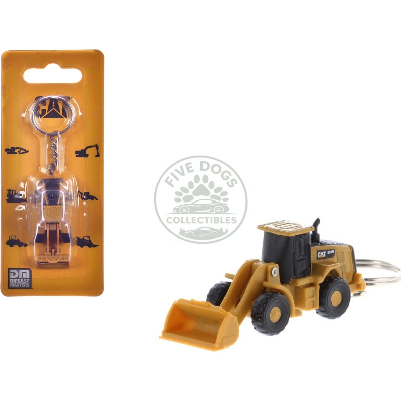cat caterpillar 950m wheel loader keychain yellow diecast model by diecast masters