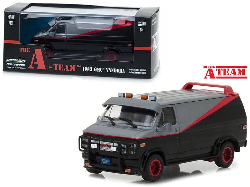 1983 gmc vandura "the a team" (1983 1987) tv series 1/43 diecast model car by greenlight 1983 gmc vandura "the a team" (1983 1987) tv series 1/43 diecast model car by greenlight