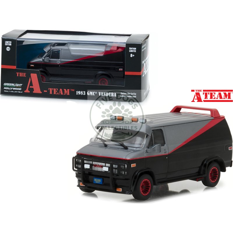 1983 gmc vandura "the a team" (1983 1987) tv series 1/43 diecast model car by greenlight
