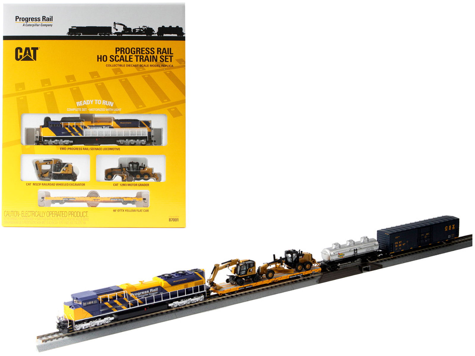 progress rail 100th anniversary train set 1/87 (ho) diecast models by diecast masters progress rail 100th anniversary train set 1/87 (ho) diecast models by diecast masters