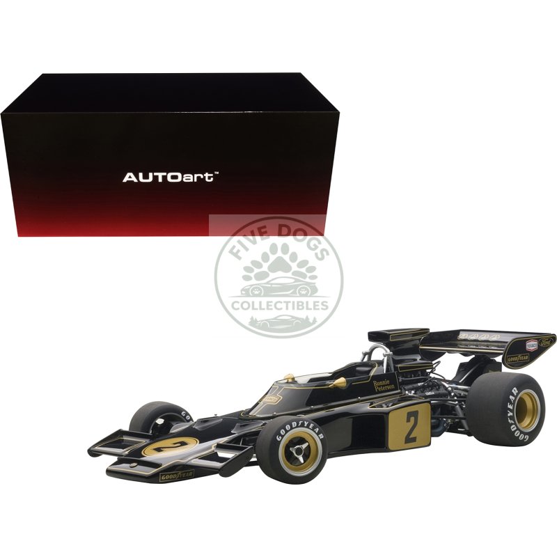 lotus 72e 1973 ronnie peterson #2 1/18 model car by autoart