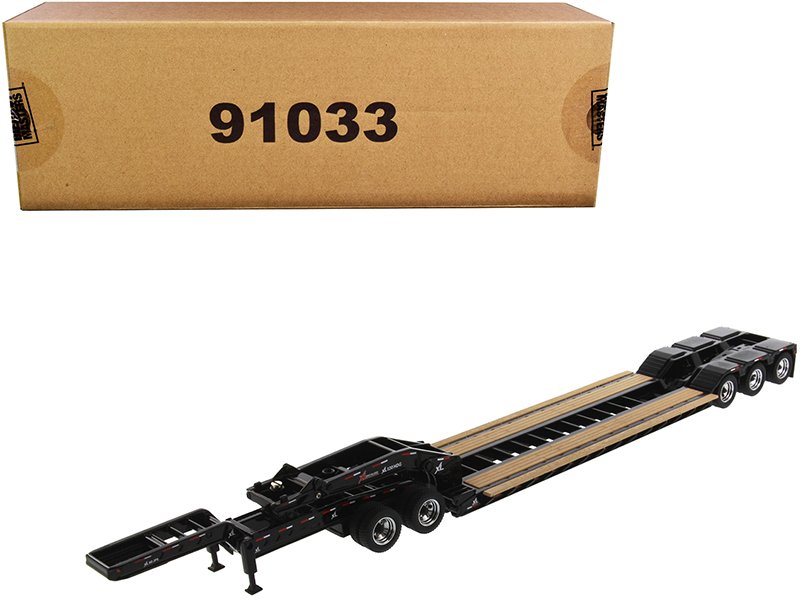 xl 120 low profile hdg outrigger style trailer with jeep and 2 boosters "transport series" 1/50 diecast model by diecast masters xl 120 low profile hdg outrigger style trailer with jeep and 2 boosters "transport series" 1/50 diecast model by diecast masters