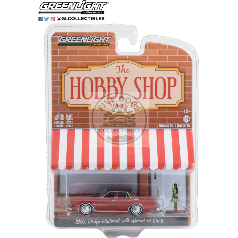 greenlight the hobby shop 1983 dodge diplomat with woman in dress