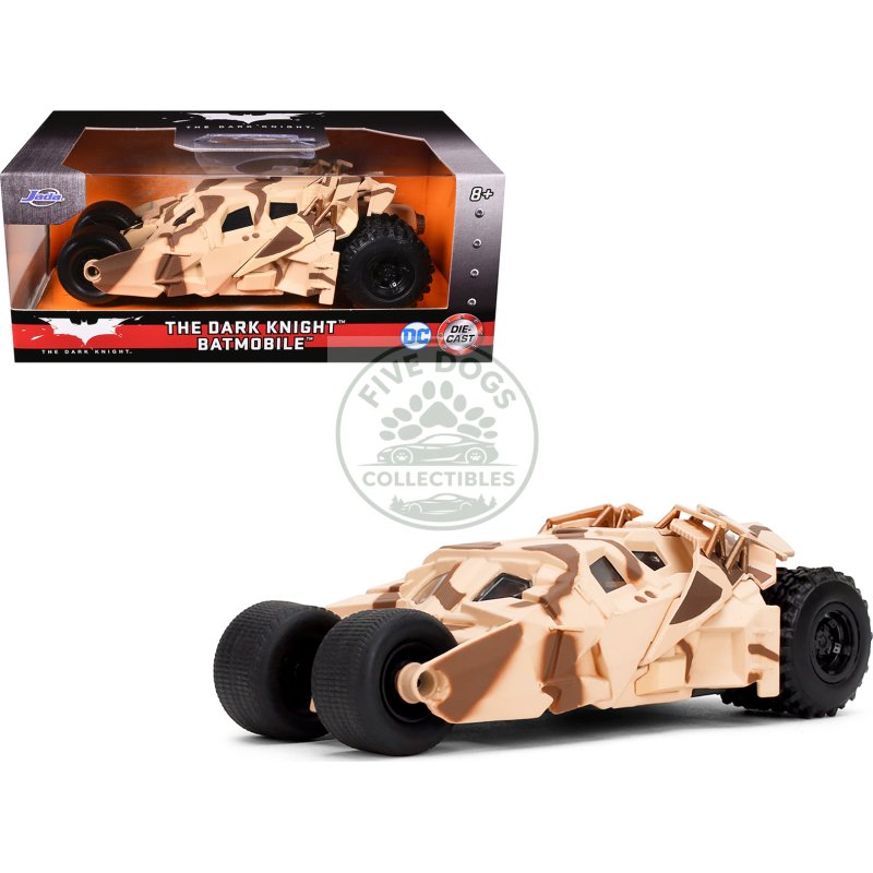 batmobile tumbler camouflage "the dark knight rises" (2012) movie "hollywood rides" series 1/32 diecast model car by jada