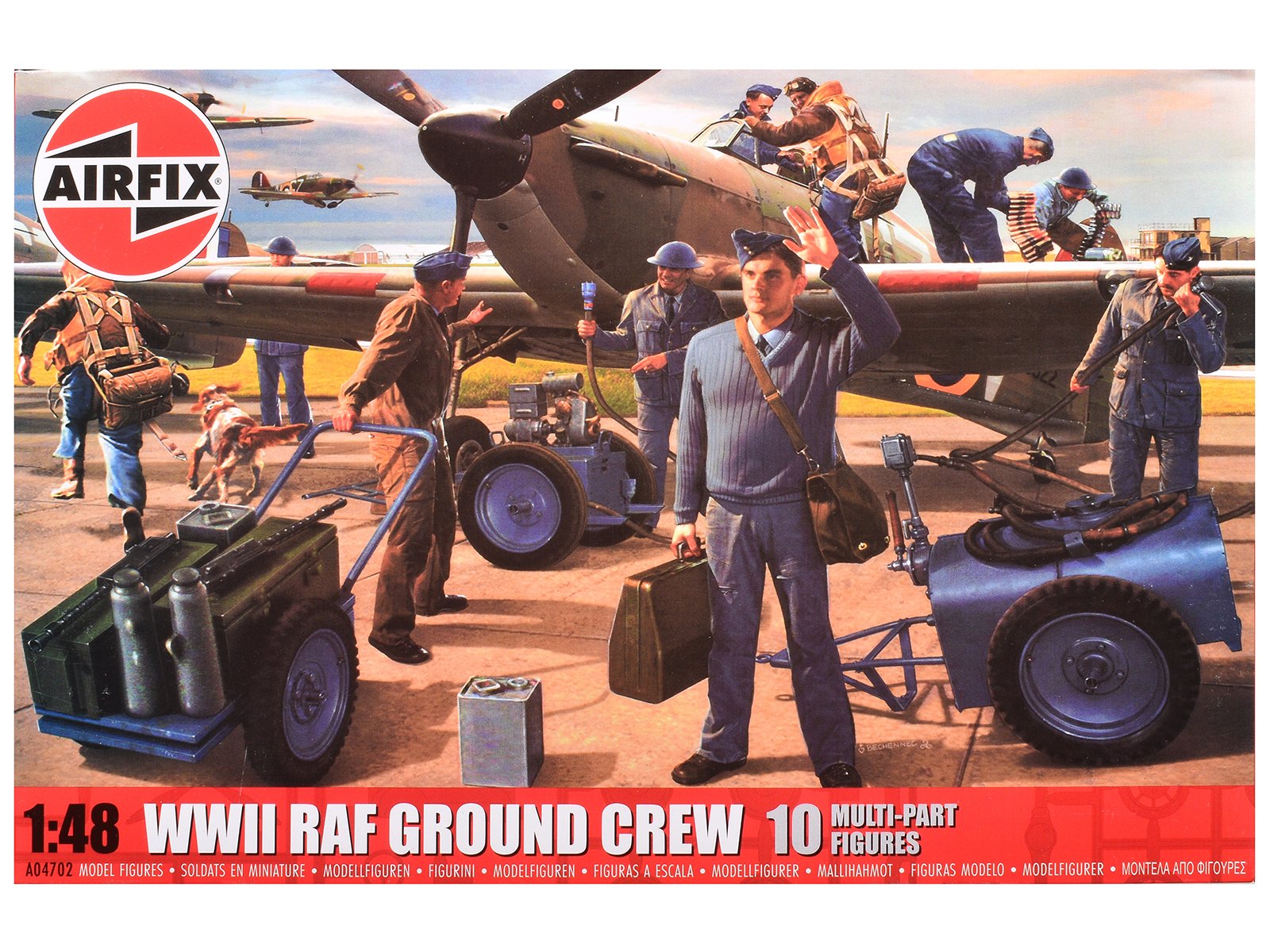level 1 model kit wwii raf ground crew figure and accessory set 1/48 plastic model kit by airfix level 1 model kit wwii raf ground crew figure and accessory set 1/48 plastic model kit by airfix