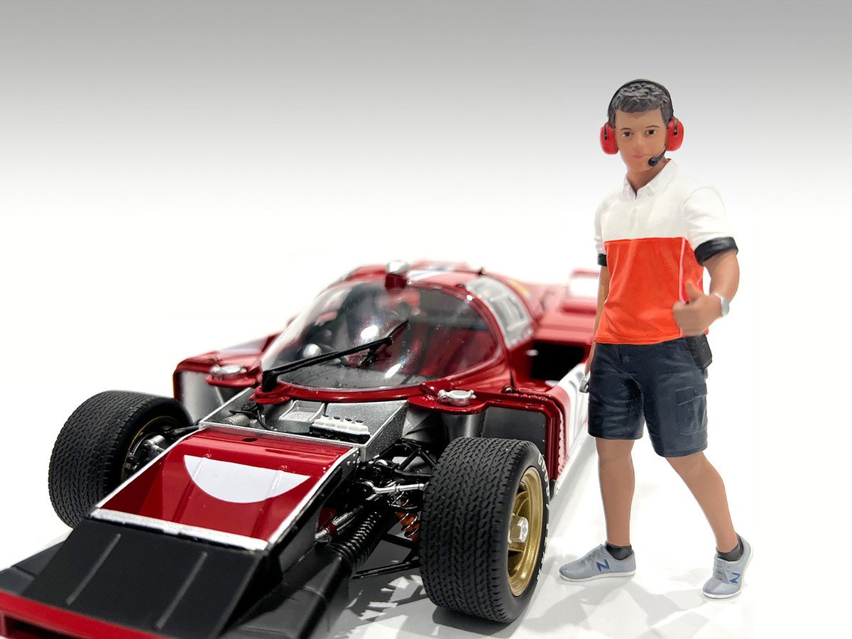 "race crew" figure #2 for 1/24 scale models by american diorama "race crew" figure #2 for 1/24 scale models by american diorama