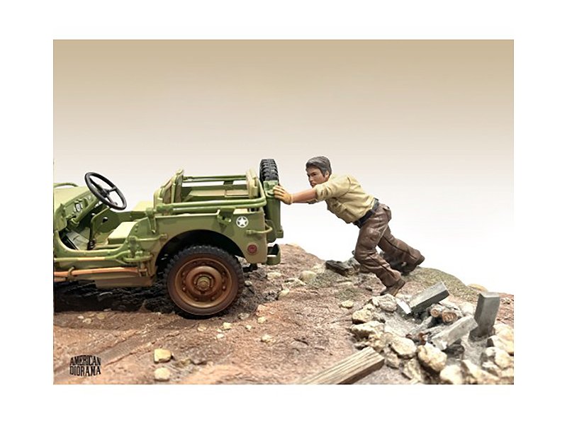 "4x4 mechanic" figure 5 for 1/18 scale models by american diorama "4x4 mechanic" figure 5 for 1/18 scale models by american diorama