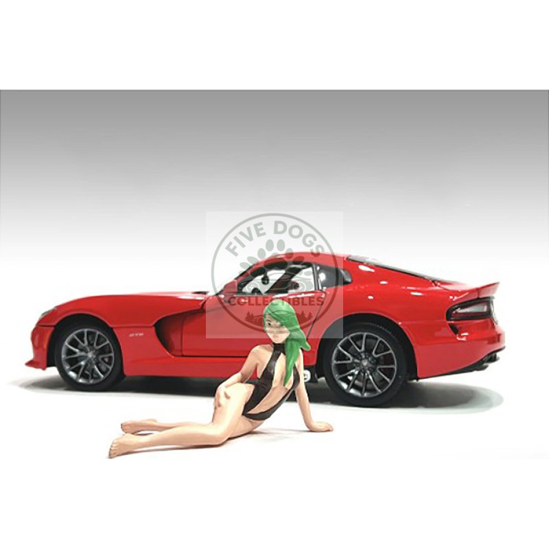 "cosplay girls" figure 1 for 1/24 scale models by american diorama