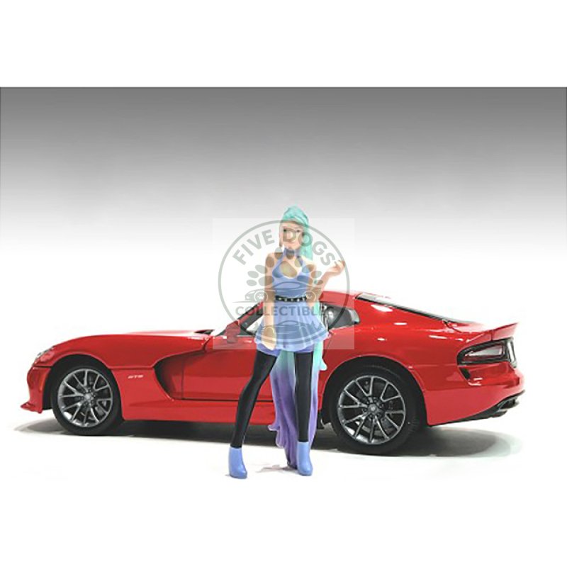 "cosplay girls" figure 4 for 1/18 scale models by american diorama