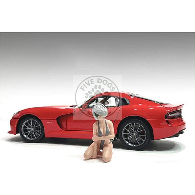 "cosplay girls" figure 5 for 1/18 scale models by american diorama