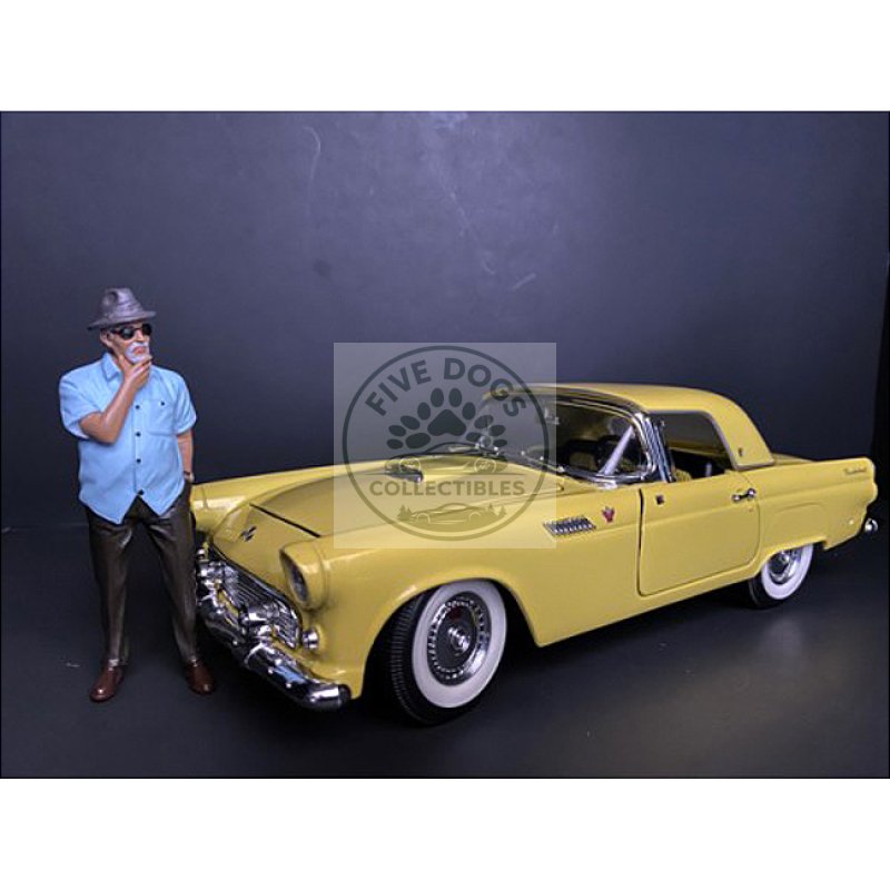 "weekend car show" figurine i for 1/18 scale models by american diorama