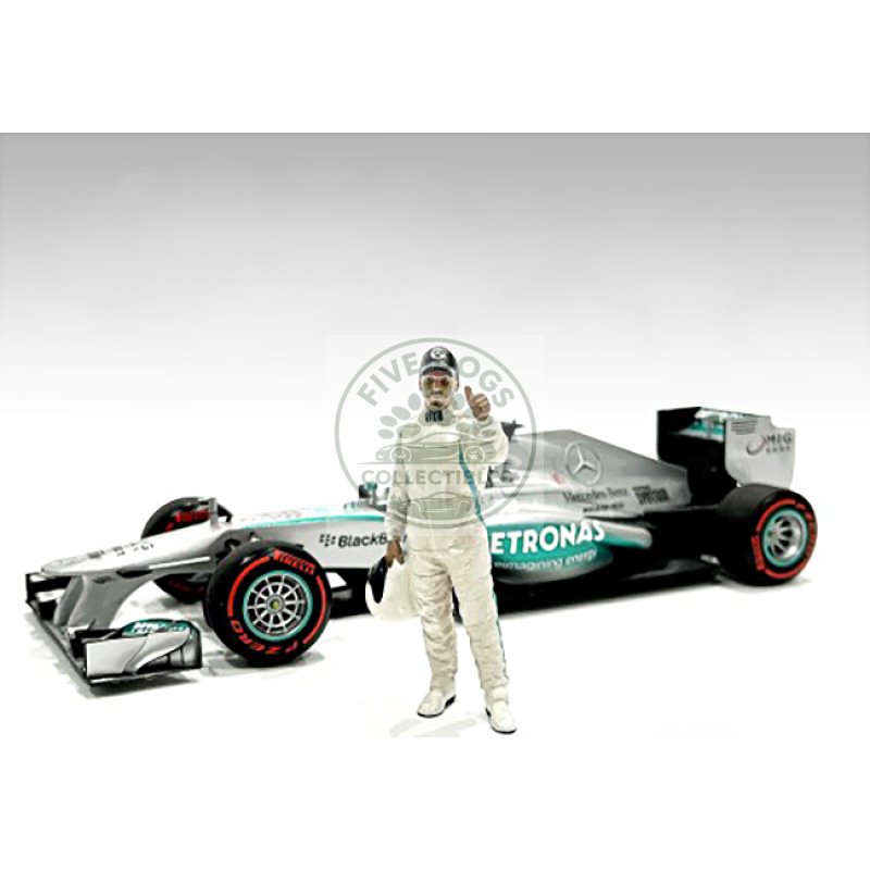 "racing legends" 2000's figure a for 1/18 scale models by american diorama