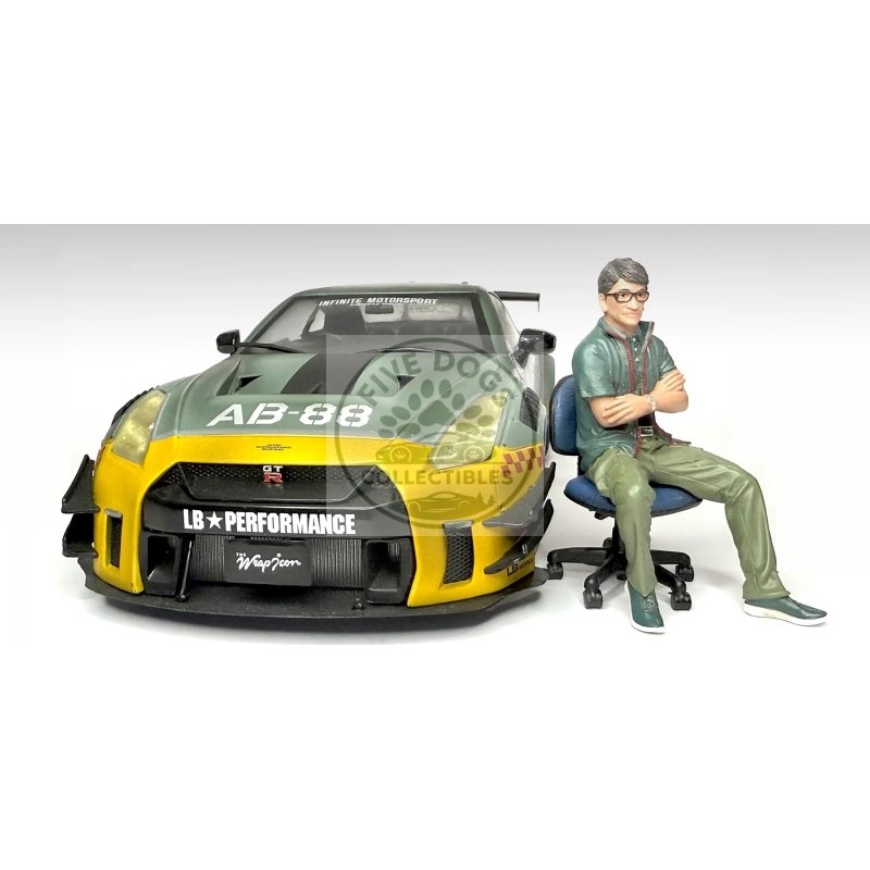 "top tuners" figure #1 "premium" series for 1/18 scale models by american diorama