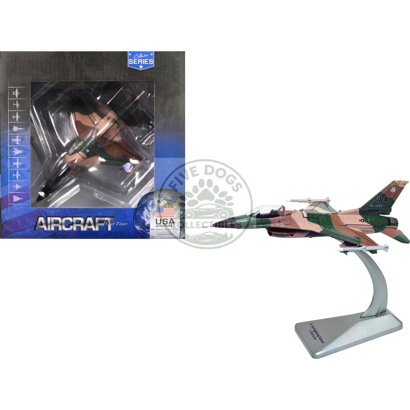lockheed f 16c fighting falcon fighter aircraft "block 32 64th aggressor squadron nellis afb" (2007) united states air force "collector series" 1/100 diecast model by air force 1