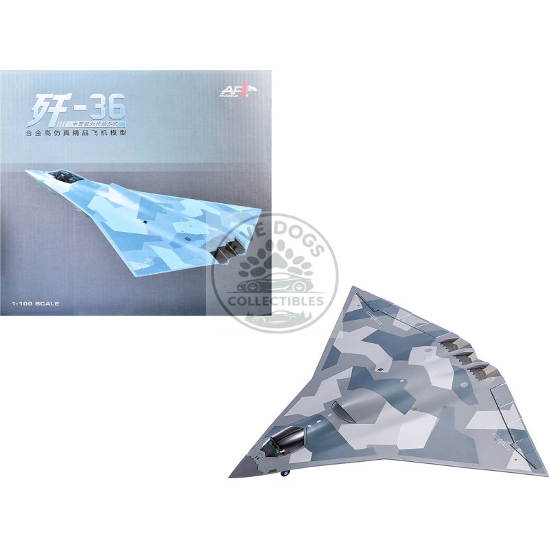 cac j 36 stealth fighter aircraft "chinese military" people’s liberation army air force 1/100 diecast model by air force 1