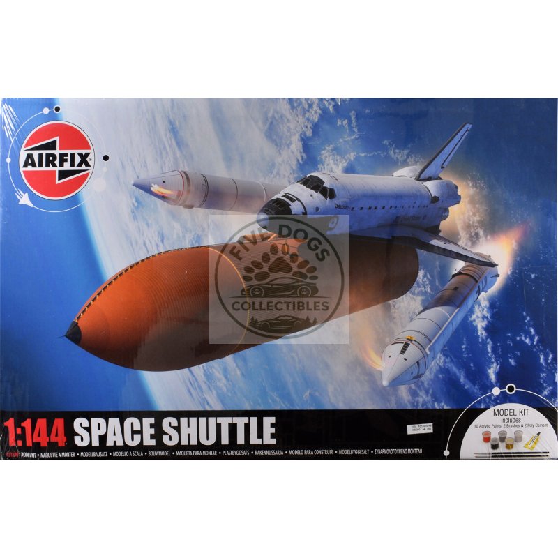 level 3 model kit nasa discovery space shuttle gift set 1/144 plastic model kit by airfix