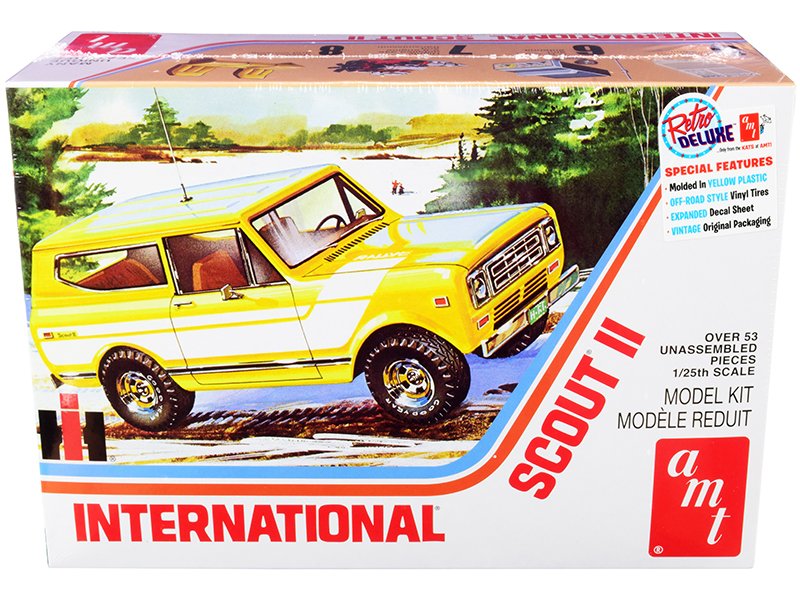 skill 2 model kit ih international harvester scout ii 1/25 scale model by amt skill 2 model kit ih international harvester scout ii 1/25 scale model by amt