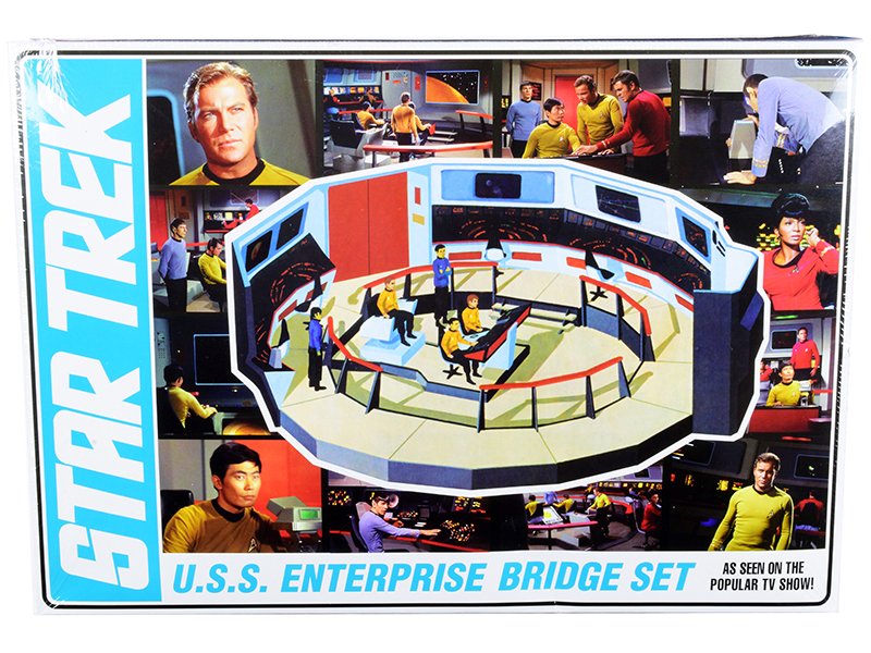skill 2 model kit u.s.s. enterprise command bridge set "star trek" (1966 1969) tv show 1/32 scale model by amt skill 2 model kit u.s.s. enterprise command bridge set "star trek" (1966 1969) tv show 1/32 scale model by amt