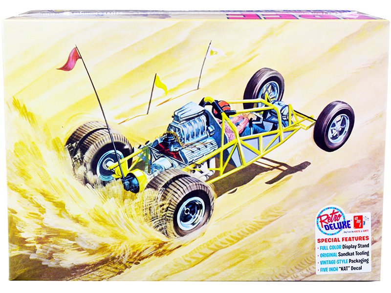 skill 2 model kit sandkat dune dragster 1/25 scale model by amt skill 2 model kit sandkat dune dragster 1/25 scale model by amt
